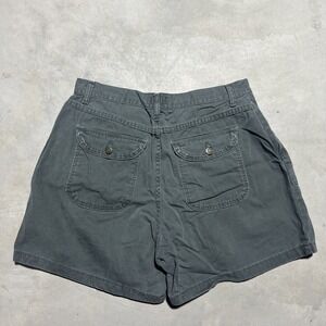 1990s Wrangler Jean Shorts Vintage Green Mom Shorts Size 16 Cotton USA Made